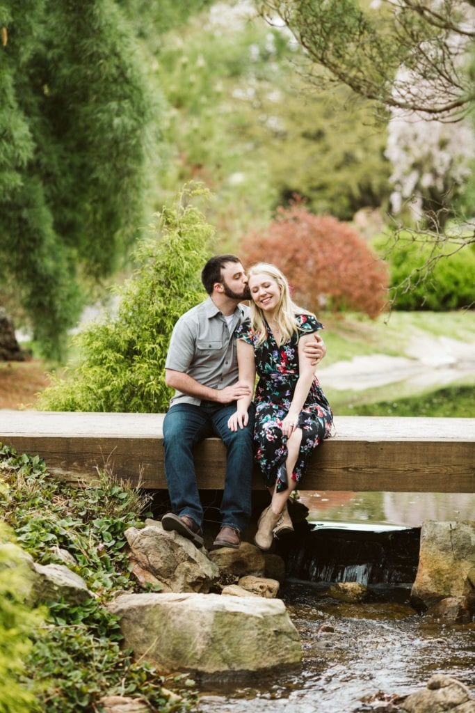 Austin Kayla Mitzumoto Japanese Stroll Garden Spring Engagement Springfield Mo Jessica Yahn Missouri Wedding Photographer Mitzumoto Japanese Stroll Garden Spring, Japanese Stroll Garden Springfield Mo Wedding